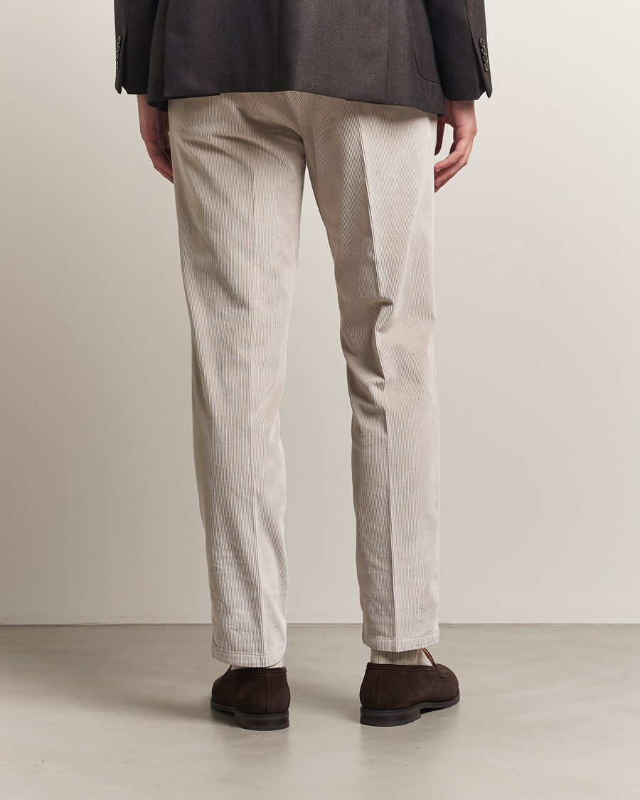 Briglia 1949 Easy Fit Corduroy Trousers Beige