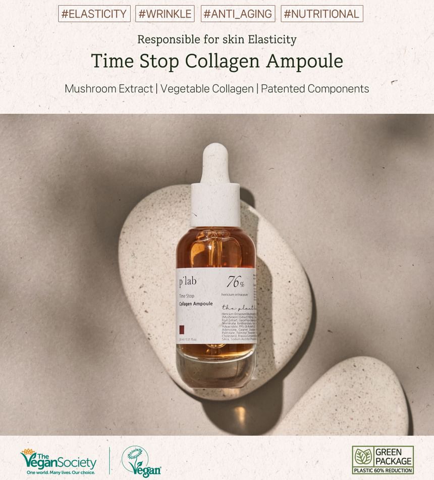 DE PLANTENBASIS - Time Stop Collageen Ampul