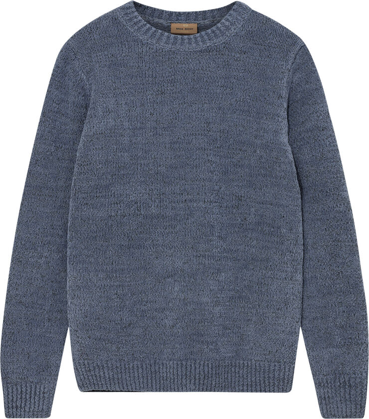 Mos Mosh Gallery MMGLaporte Structure Knit Sky blue