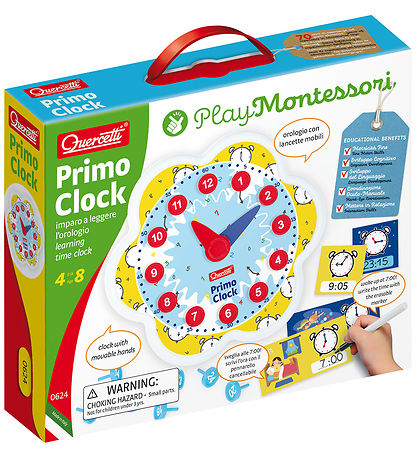 Quercetti Leget?jsur - L?r Klokken - Play Montessori - 0624