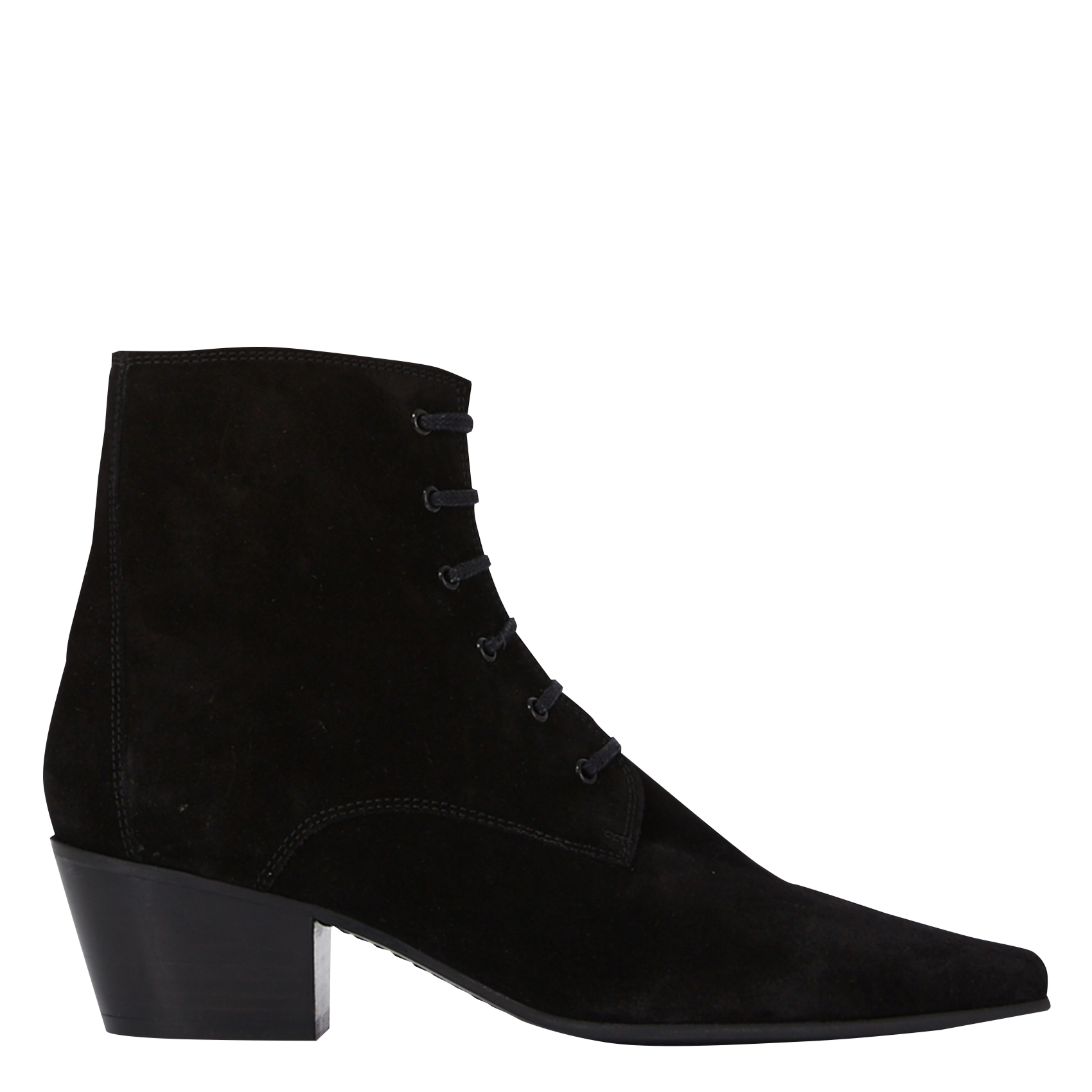 Bottines en cuir| Noir