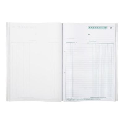 Exacompta - 5 Manifolds Carnets de factures - 50 tripli - A4