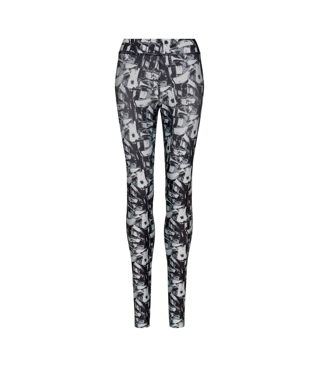 Legging imprimé femme - JC077 - noir et gris