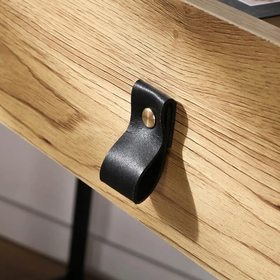 CALICOSY - Sidetable JILL - Licht hout - 80.5x100.3x35.3 cm