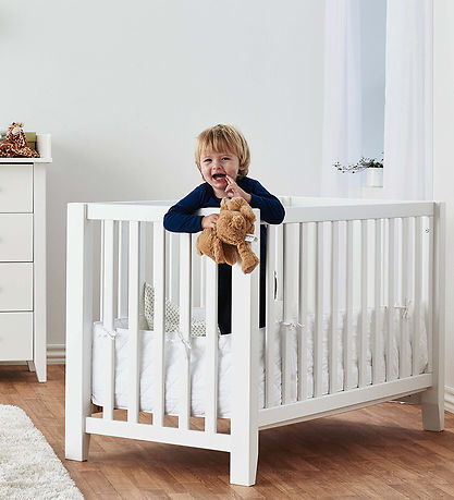 Hoppekids Babyseng - Anton - 60x120 cm - Hvid