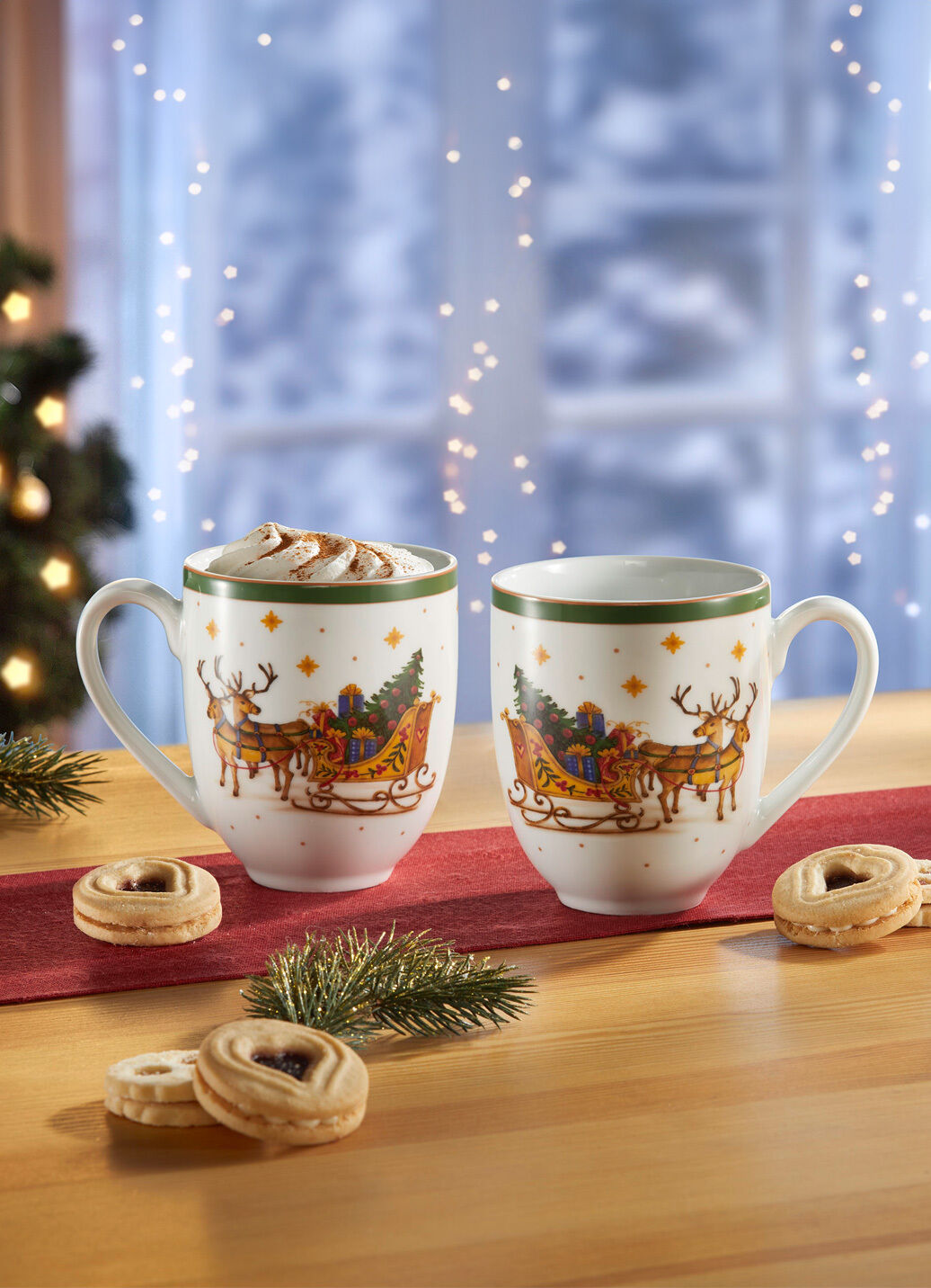 Henkelbecher Happy Wintertime von Hutschenreuther