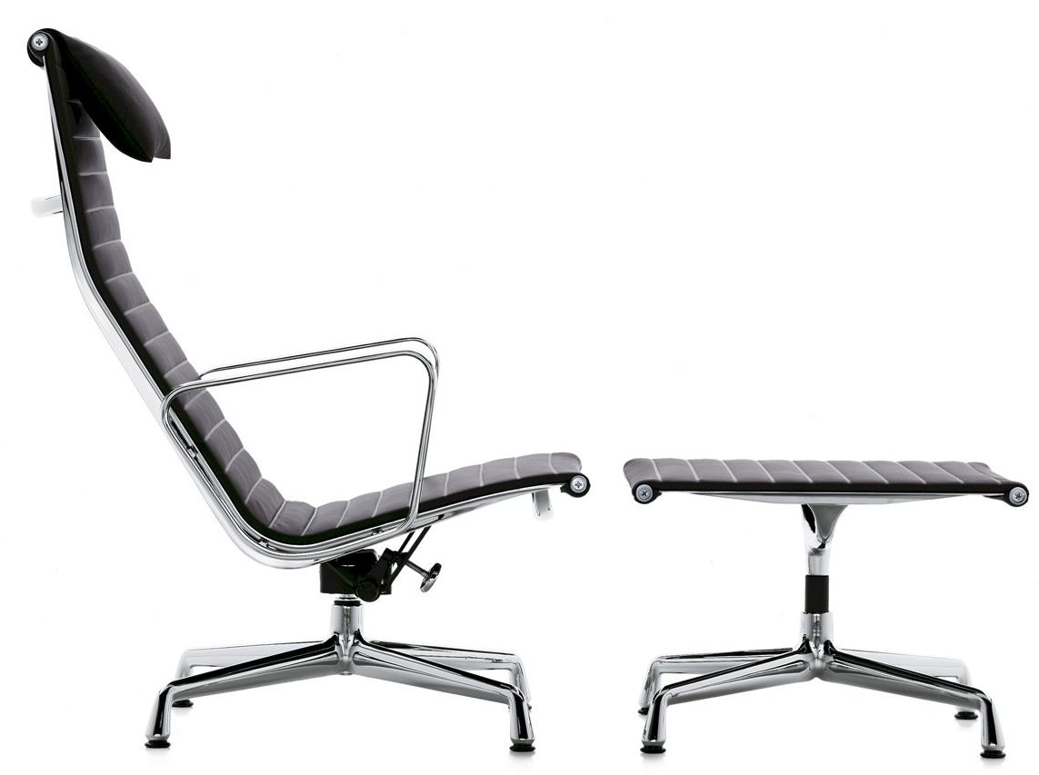 Vitra Aluminium Chair EA 125 voetenbank