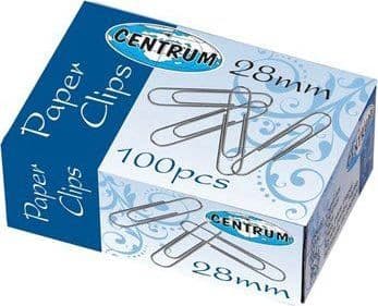 Centrum Round Office Clips R28 100 STK. (CE80765)