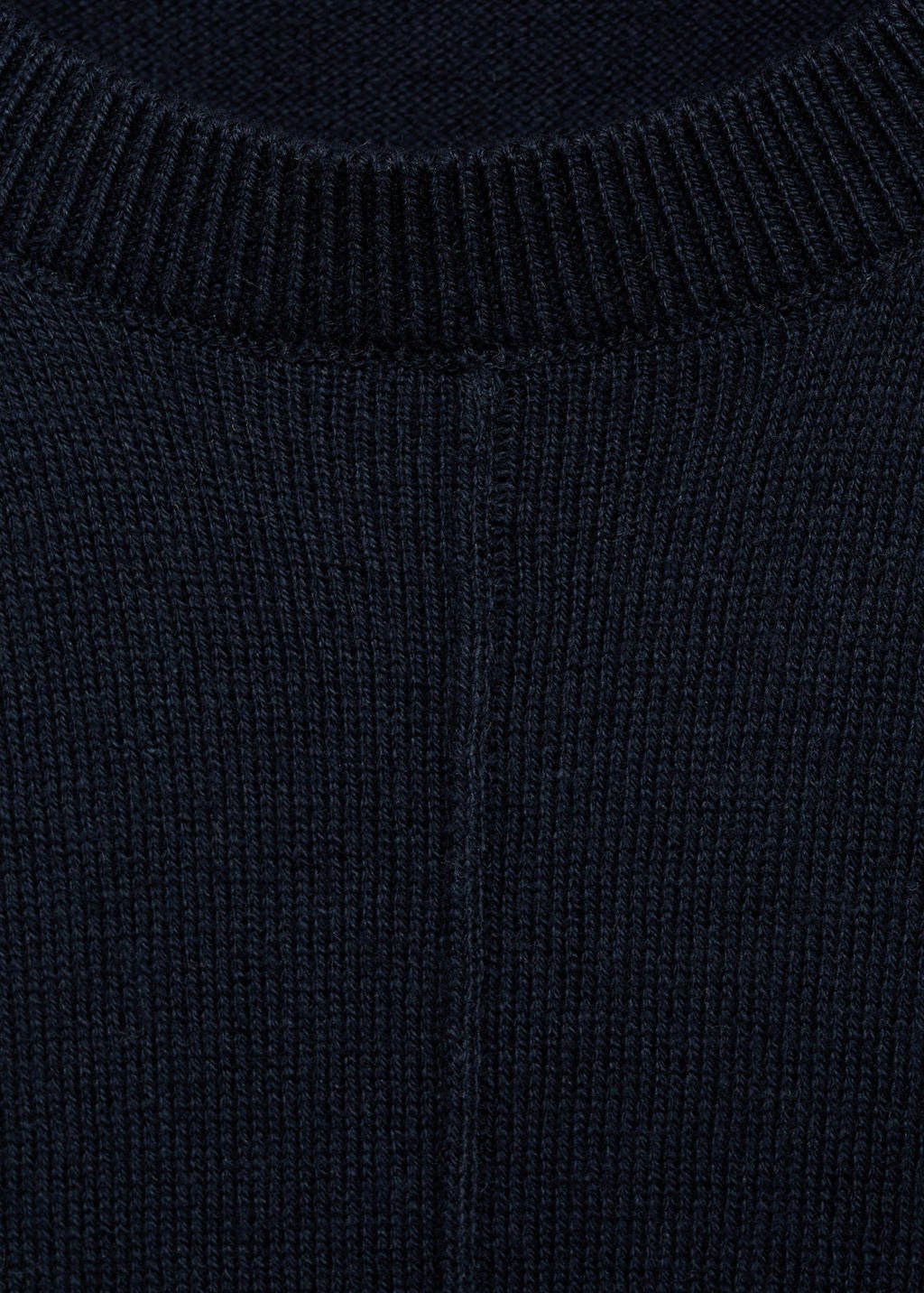 Mango Kids trui marine fijn gebreid
