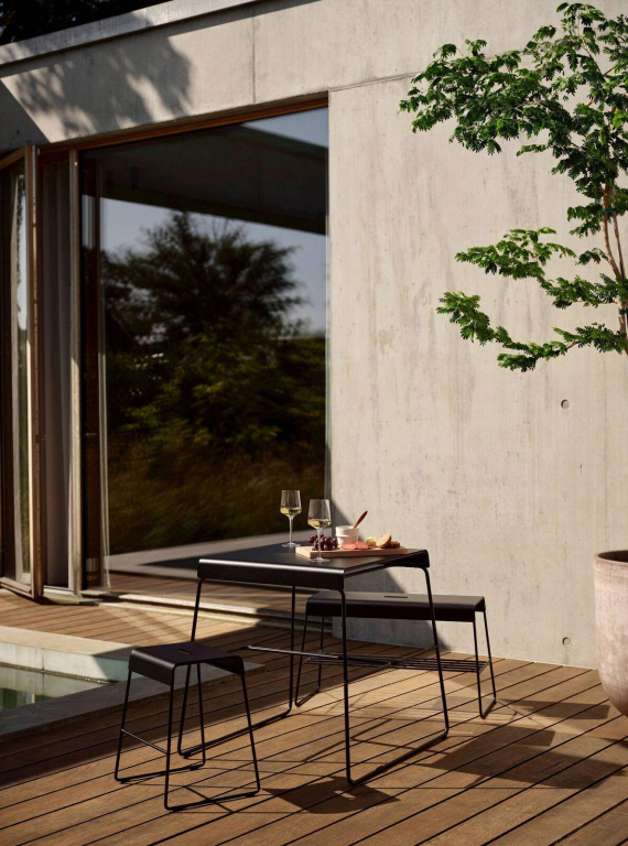 Zone Denmark A-Bench Outdoor bank 78,5 Black