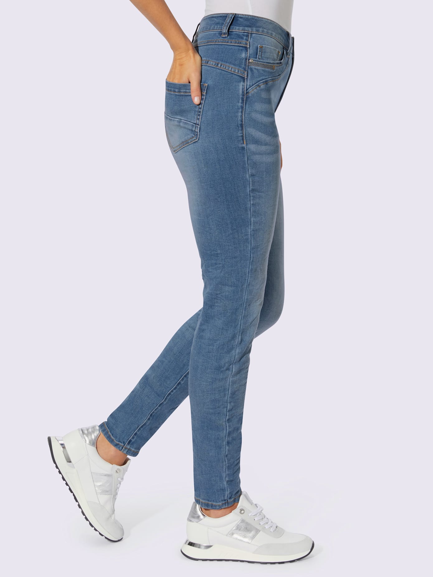Jean délavé tendance