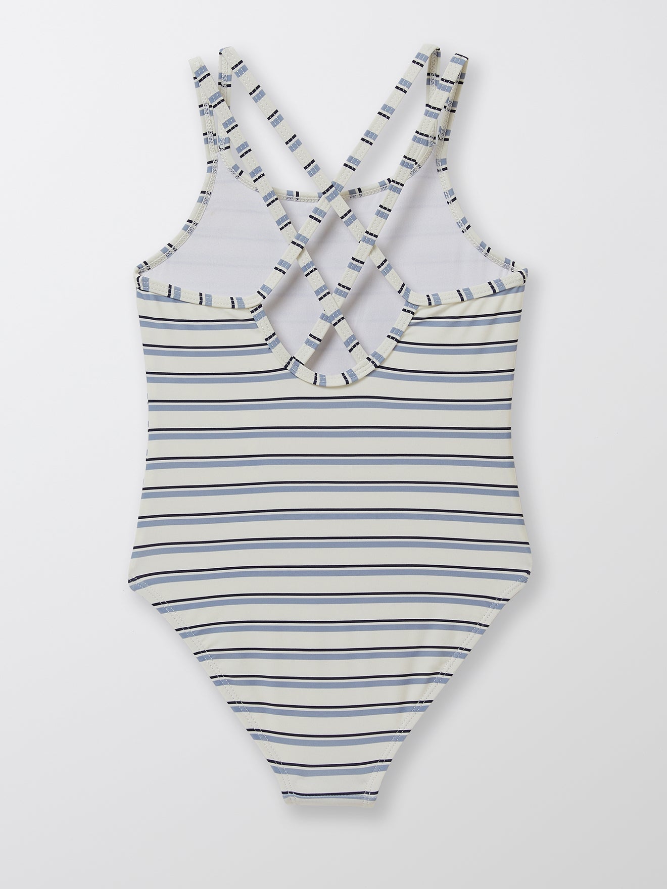 Maillot rayé Fille 1 pièce