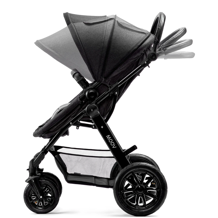 Kinderkraft Kombikinderwagen 3 in 1 Moov Black