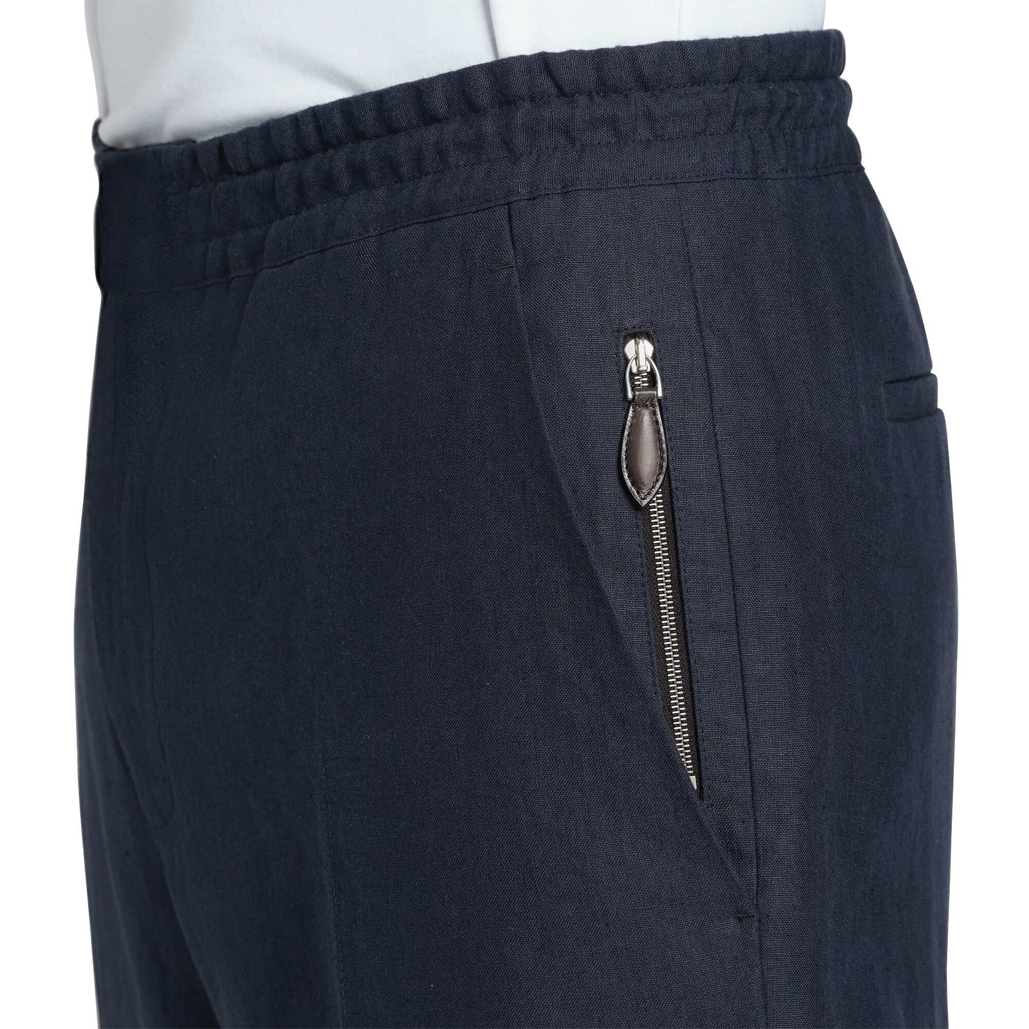 Pantalon de Jogging En Lin