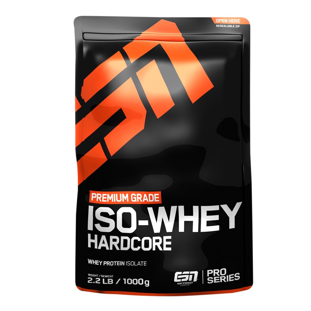 ESN Iso-Whey Hardcore, Schokolade, Pulver