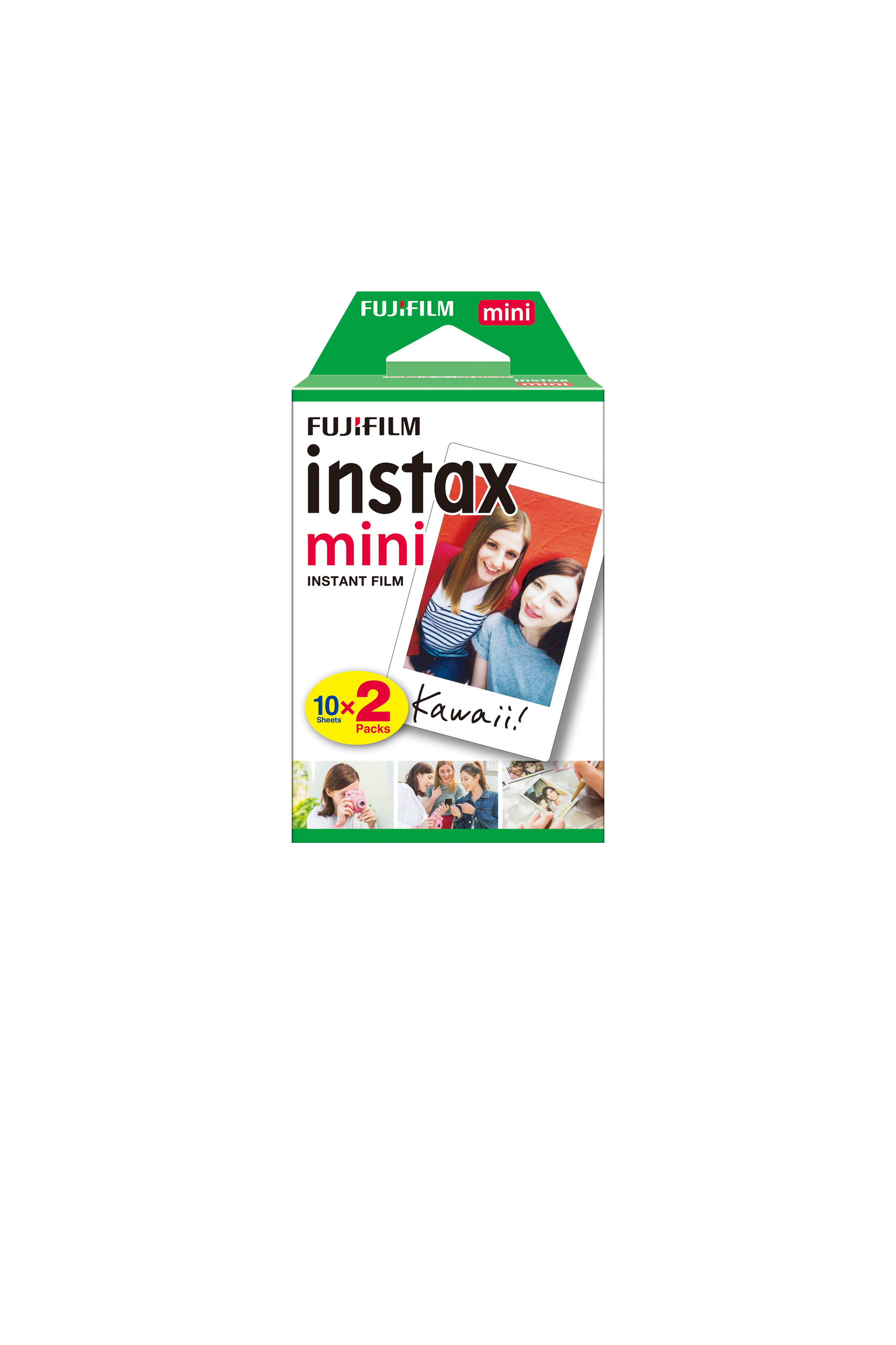 FUJIFILM Pellicules de photos instantanées FILM INSTAX MINI BIPACK Blanc