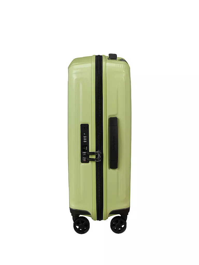 SAMSONITE Trolley  NUON SPINNER 55cm erweiterbar metallic melon hellgrün
