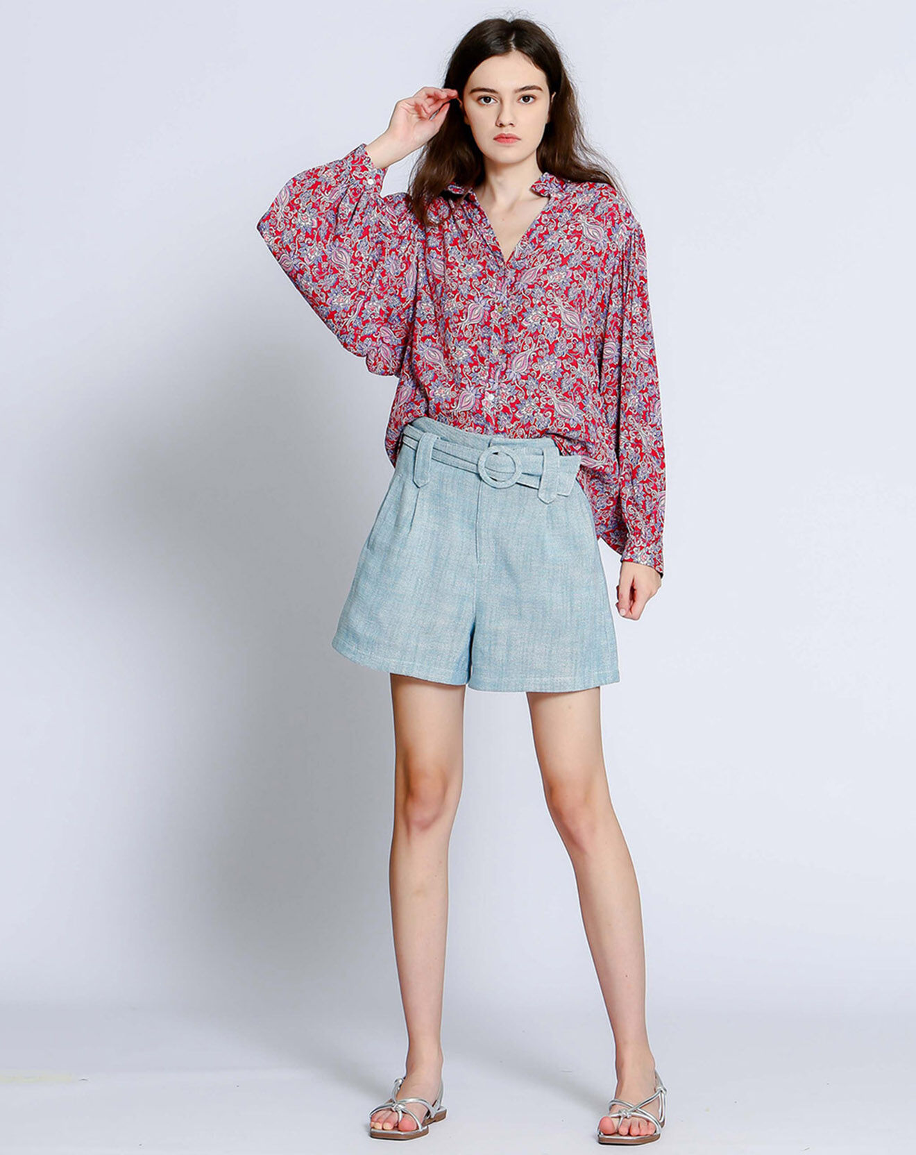 See u Soon Blouse Lea rouge