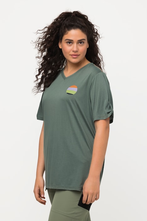 T-Shirt, V-Ausschnitt, Halbarm, antibakteriell