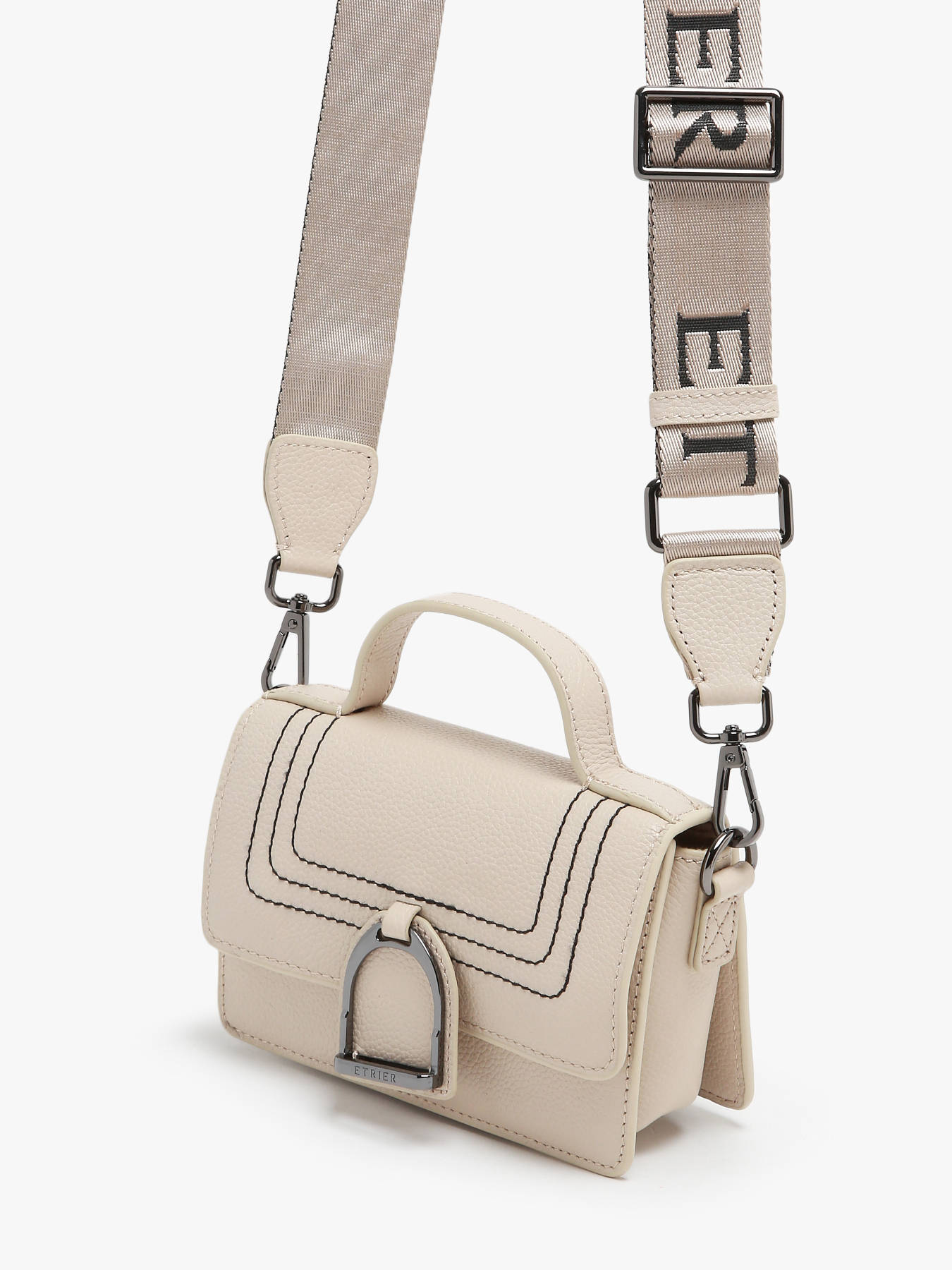 Sac bandoulire Altesse surpique cuir ETRIER