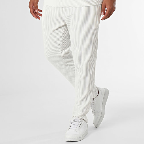 Ensemble Tee Shirt Et Pantalon Jogging Blanc