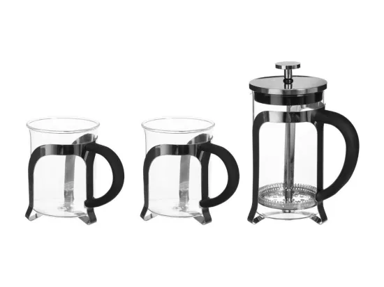 Coffret Cafetière & 2 Tasses 
