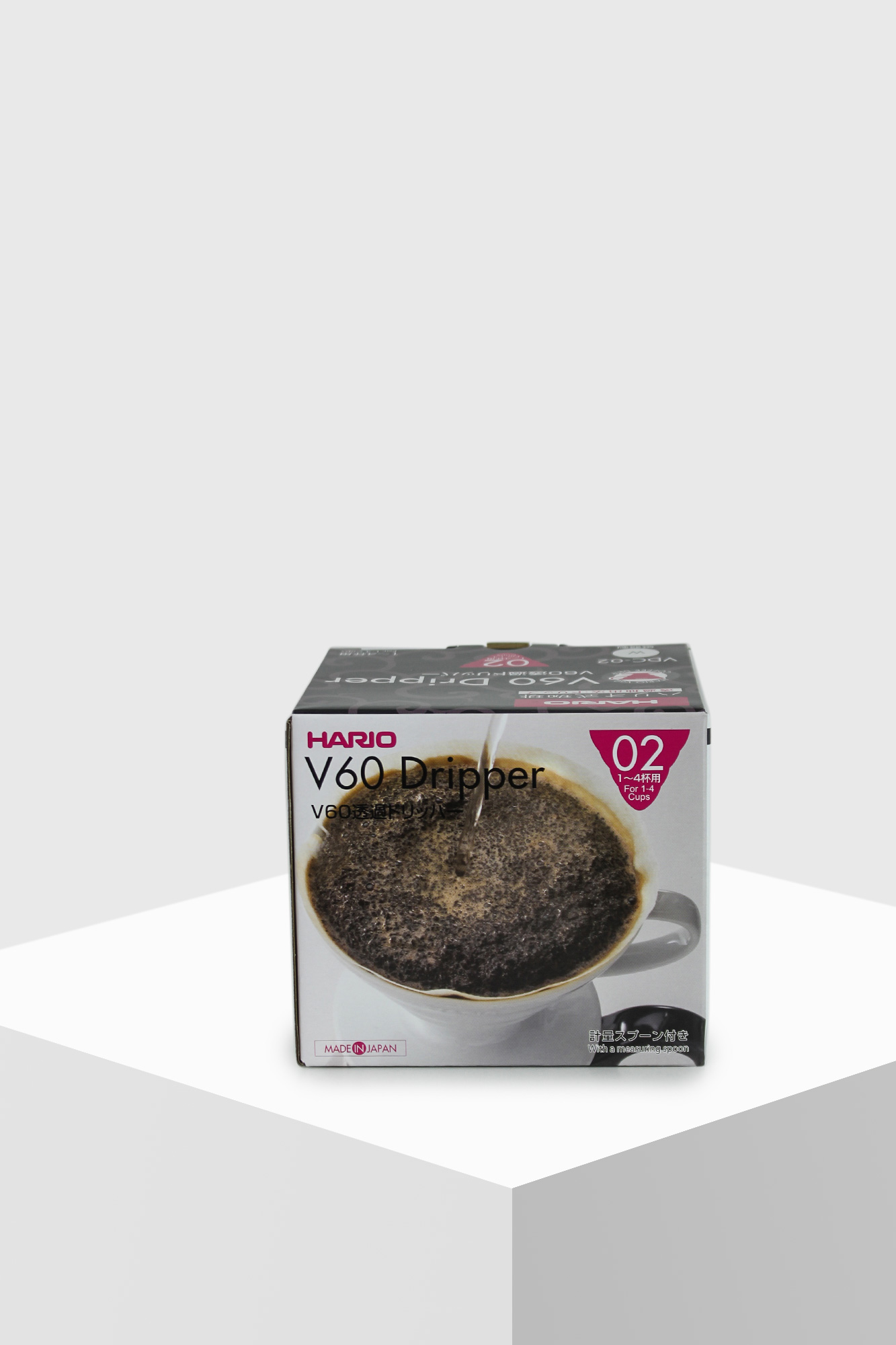 Hario V60 Dripper 02 Keramik Kaffeefilter (Handfilter) weiß