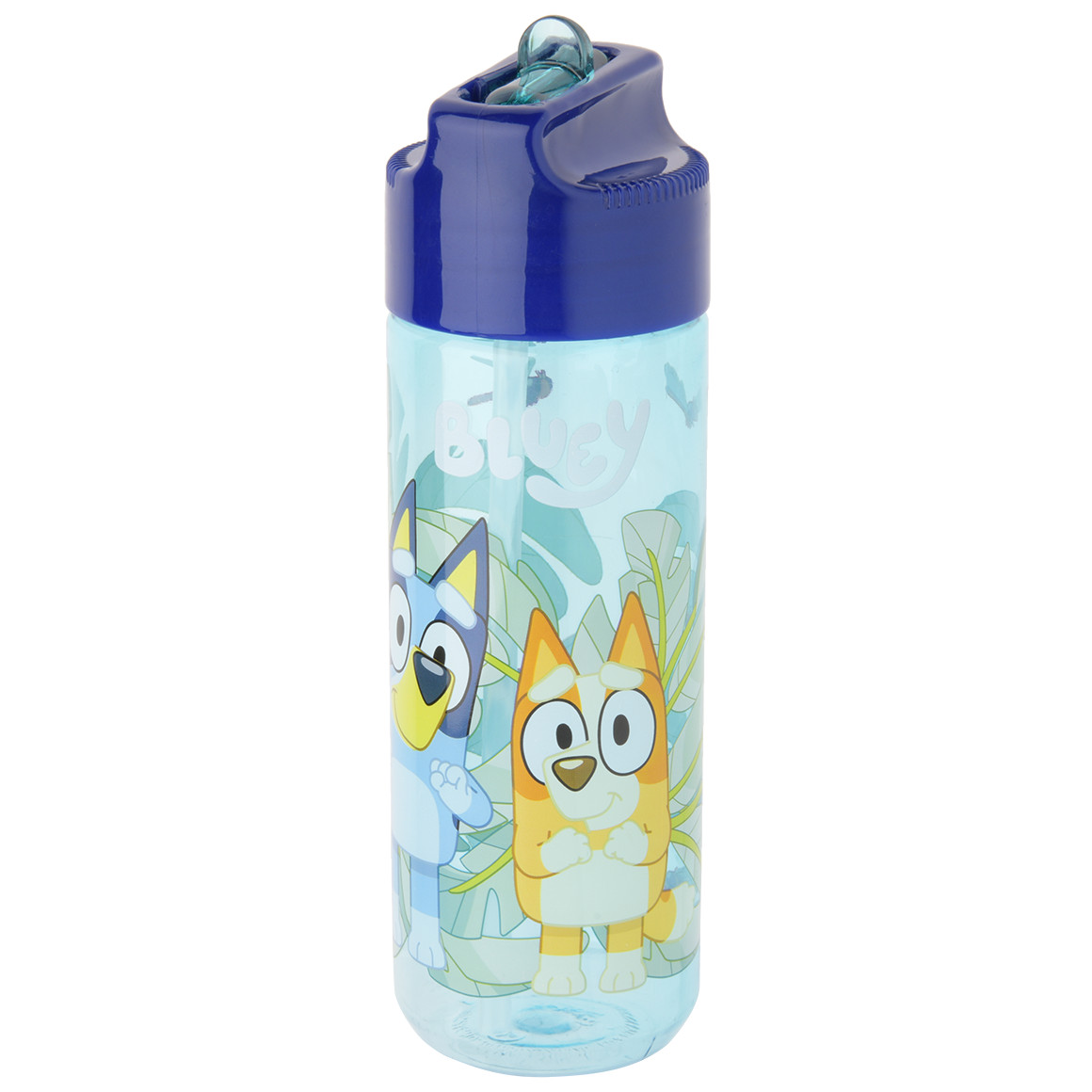 Topolino Bluey  Trinkflasche mit Muster dunkelblau / hellblau