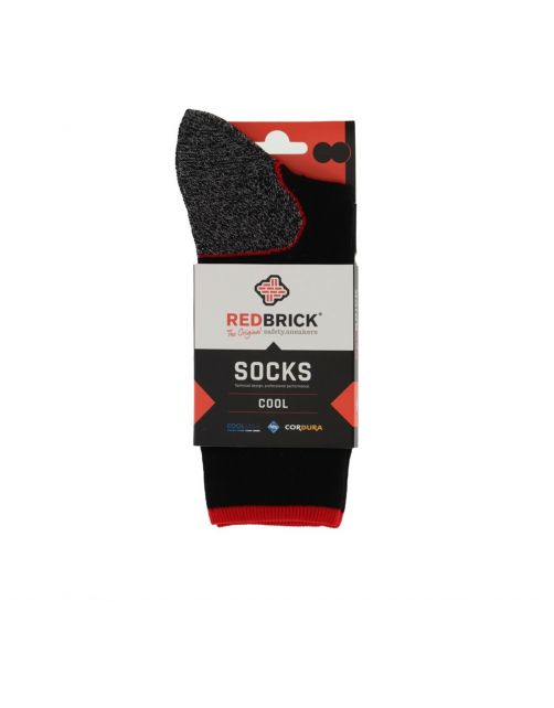 Redbrick Werksok Cool Zwart - Sokken