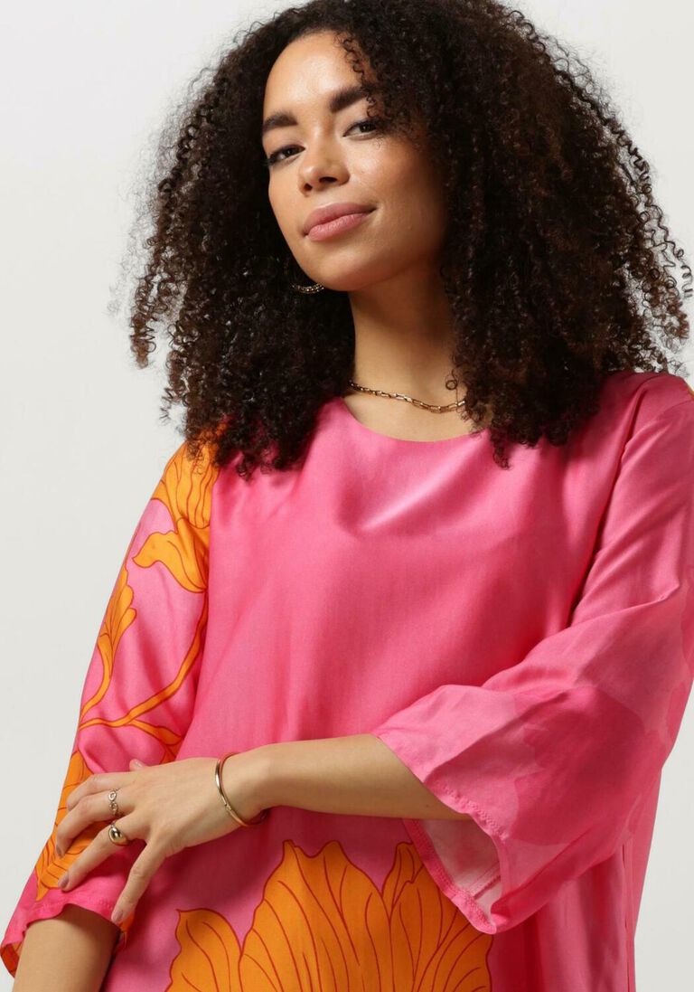 ANA ALCAZAR roze ana alcazar mini jurk tunic dress no feathers