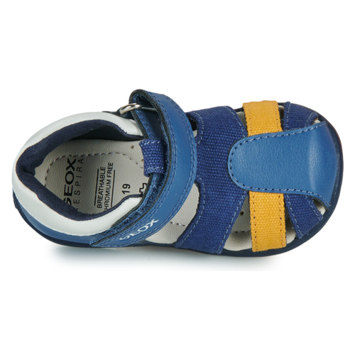 Geox - B ELTHAN BOY - Bleu / Jaune