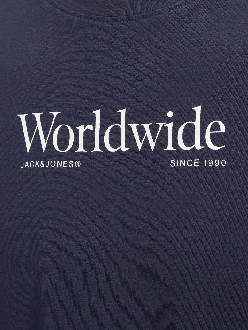 JACK & JONES T-shirt JORWORLDWIDE donkerblauw