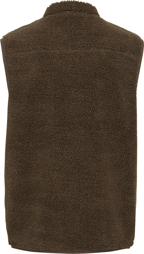 Casual Friday CFJONSON 0039 teddy vest Potting soil melange