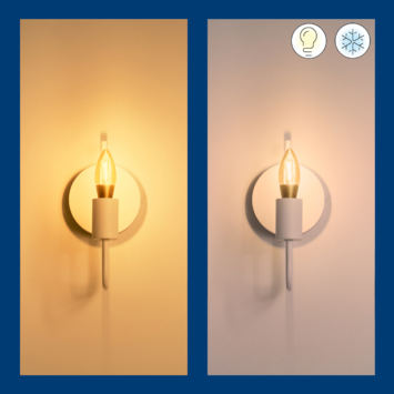 WiZ Connected LED kaars E14 25W filament gold koel tot warmwit licht dimbaar