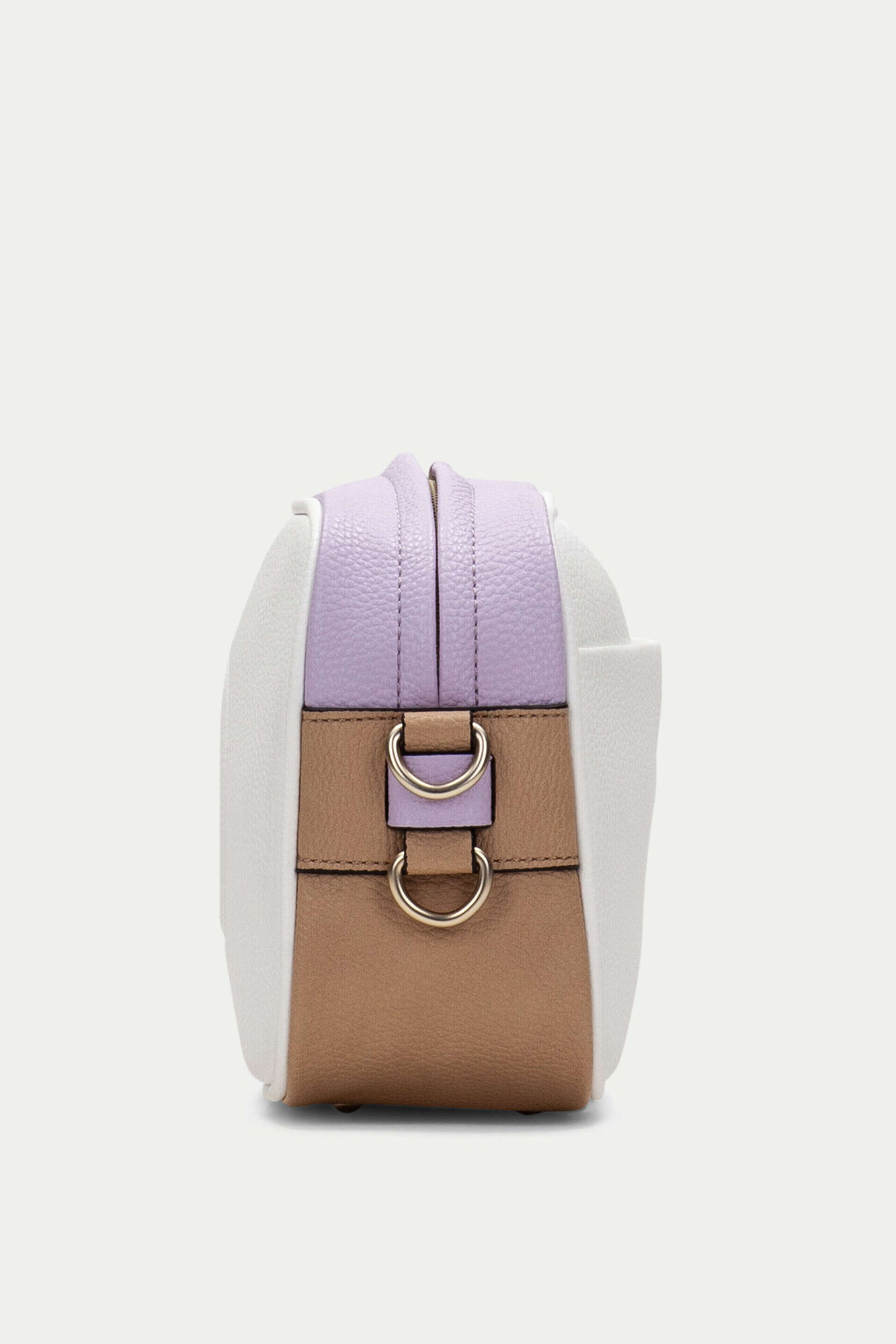 Bolsa quadrada com fecho de correr - Multicolorida