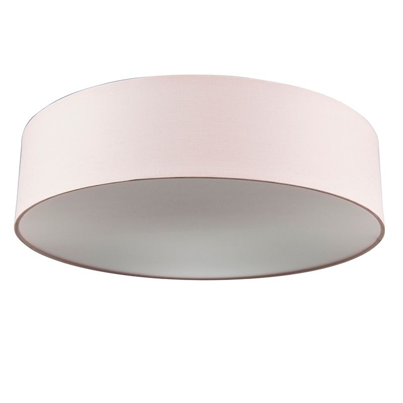 Plafondlamp roze 40 cm incl. LED - Drum LED