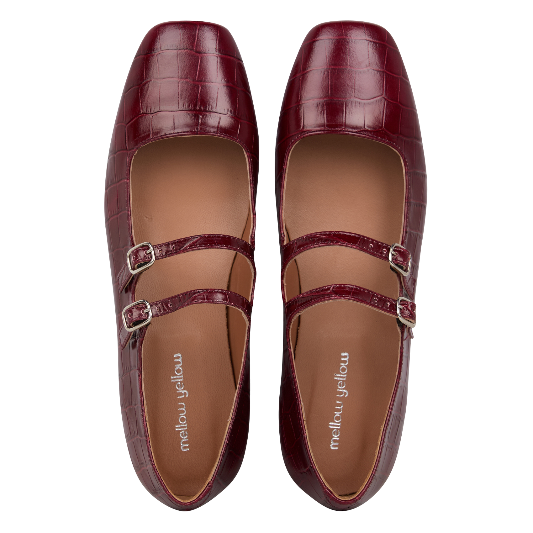 AURELLA - Babies en cuir | Rouge