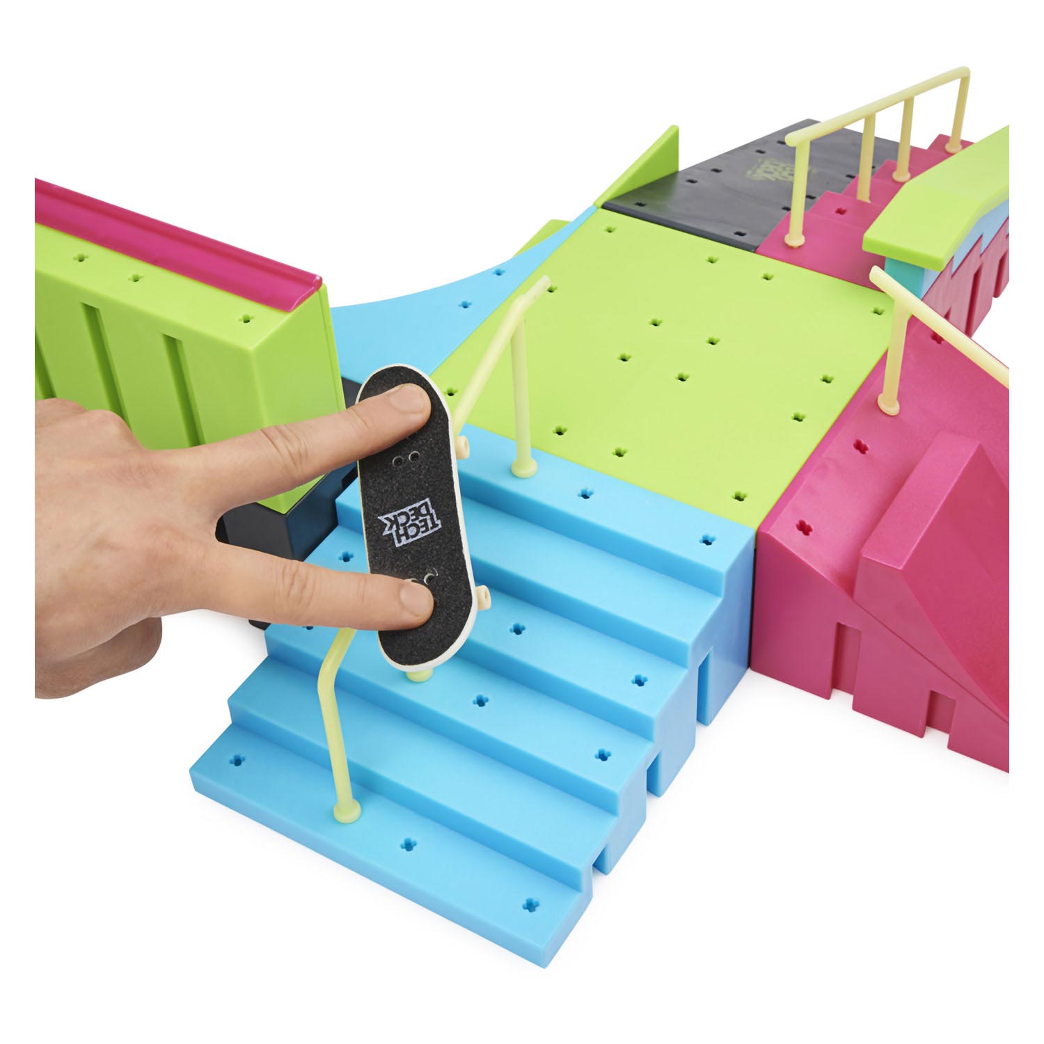 Tech Deck - Neon Mega Ramp Schansset