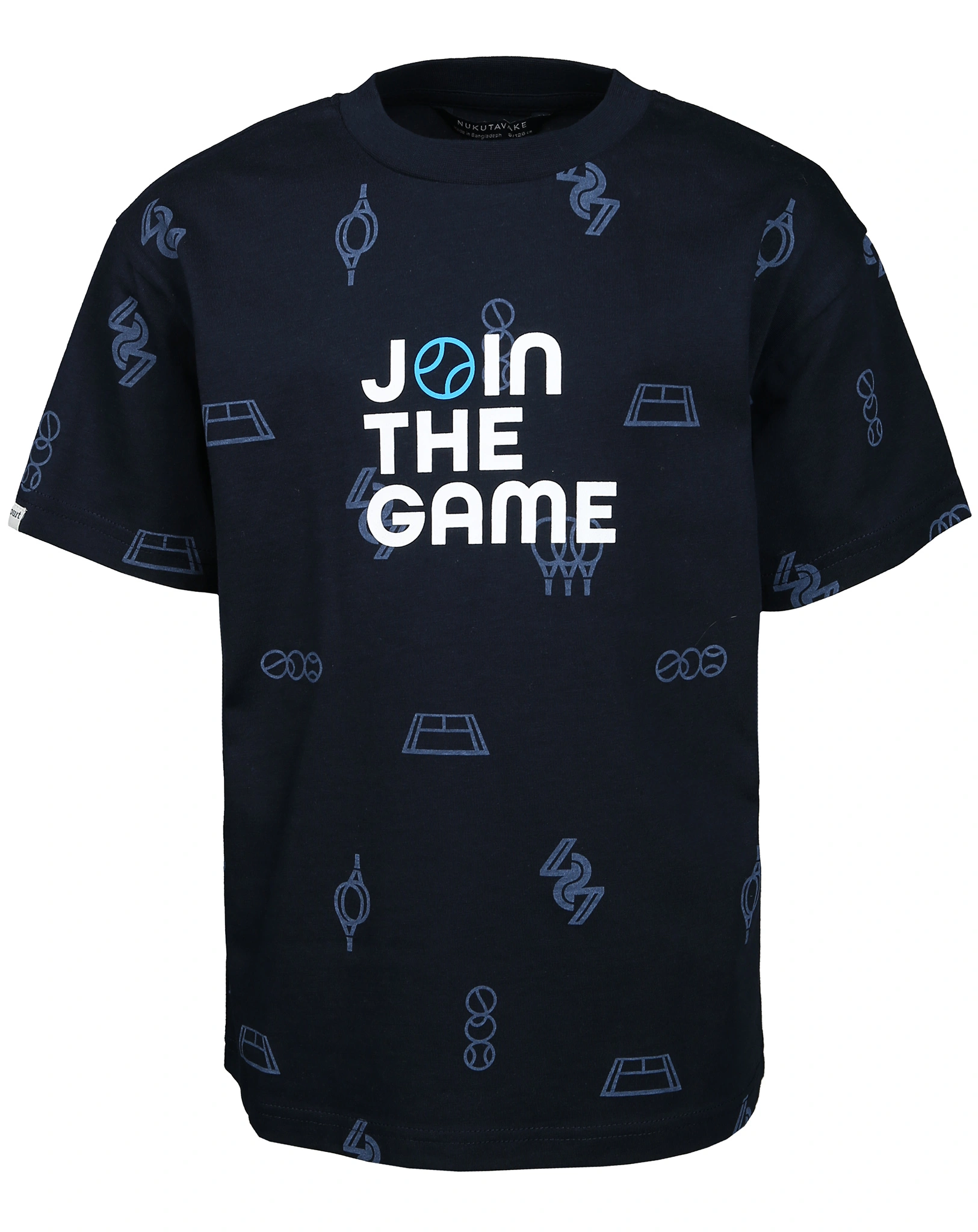 T-Shirt JOIN THE GAME in marineblau