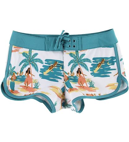 Roxy Shorts - Weiß/Petroleum