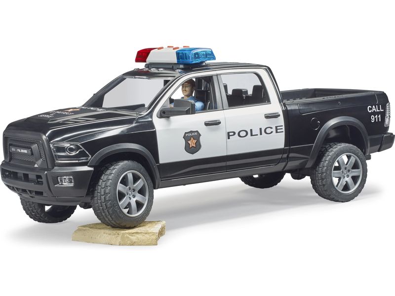 Bruder Spielwaren Polizei Pickup mit Polizist Polizeifahrzeug