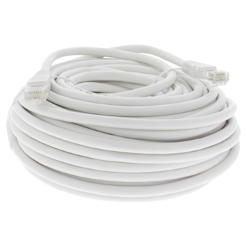 Q-Link UTP kabel CAT6 AWG26 2RJ45 20 meter wit