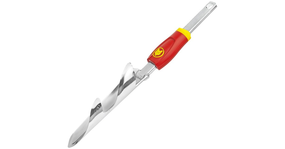 WOLF-Gartenmulti-star iW-M Distelsteker onkruidsteker  (Rood/zilver)
