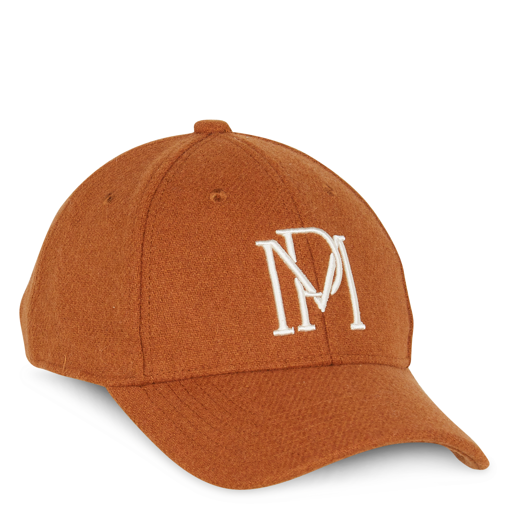 ANOUK - Casquette brodée en laine mélangée | Beige