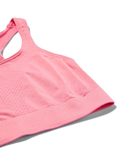 haut de sport sans couture pour enfants  rose pâle