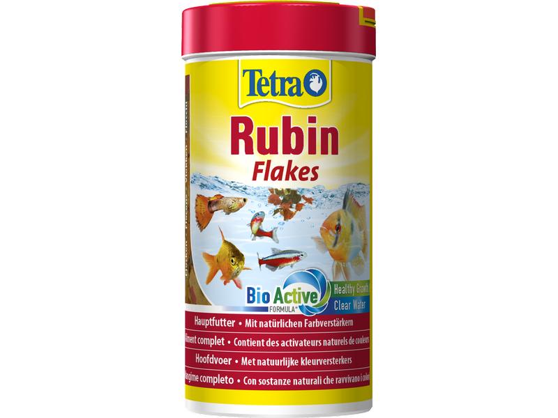 Tetra Farbfutter TetraRubin, 250 ml Alleinfuttermittel für alle Zierfische