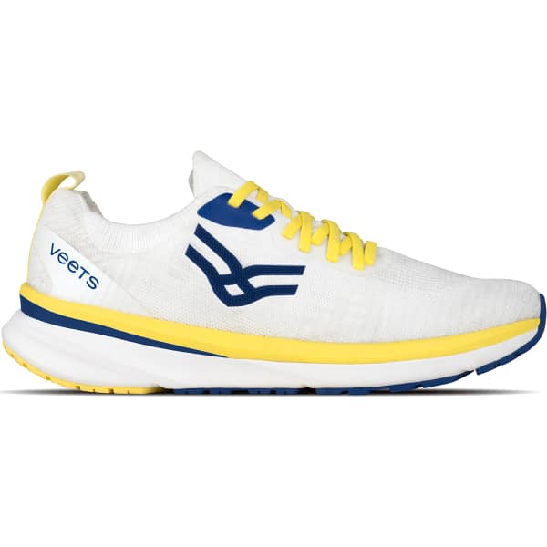 Chaussure running VEETS TRANSITION KNIT MIF1 BLANC/BLEU/JAUNE