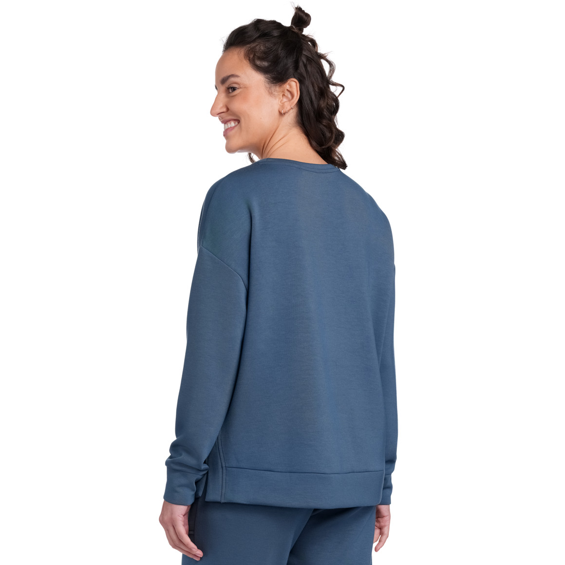 Gina Benotti Damen Sweatshirt aus Modal-Mix blau