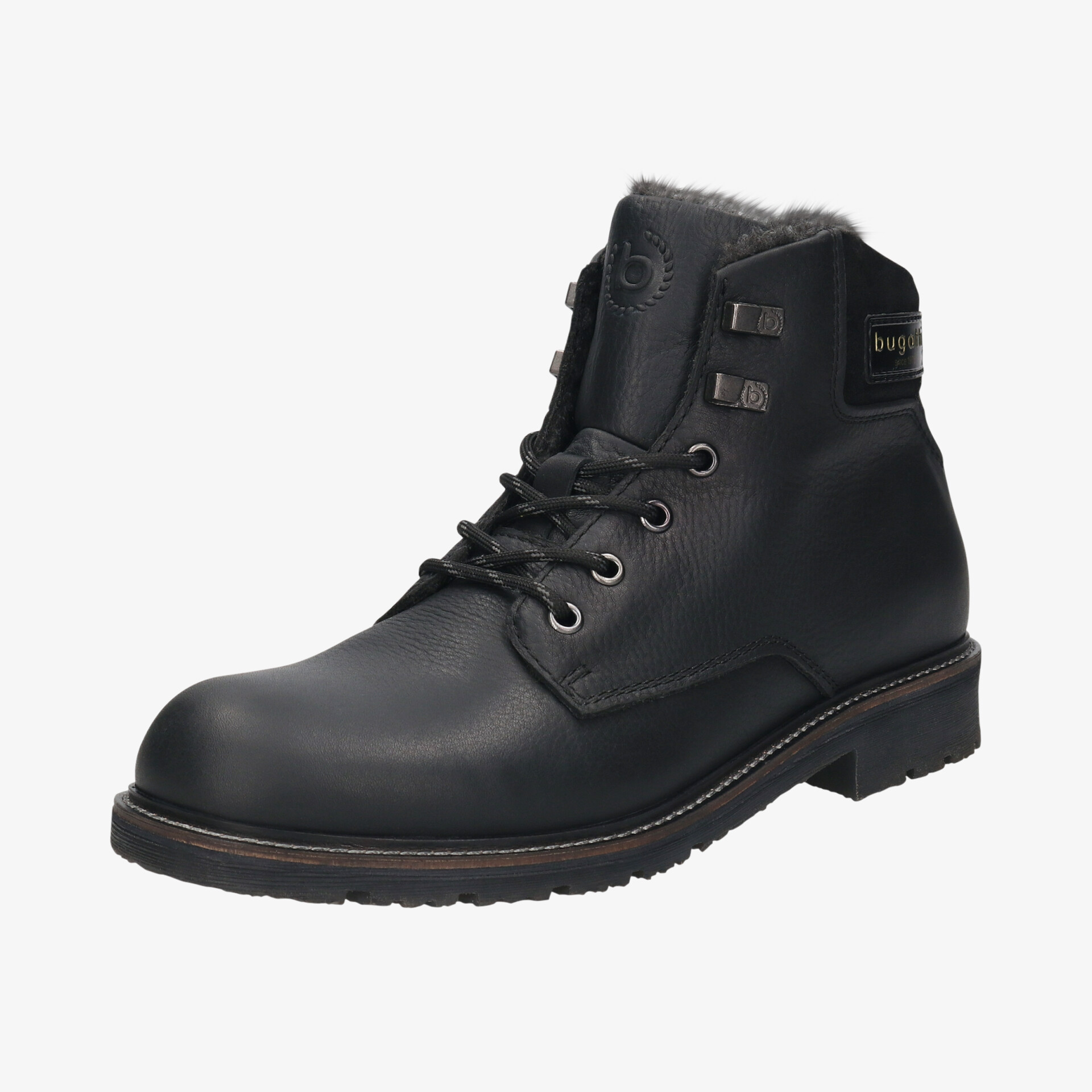 bugatti Herren Winterstiefel schwarz