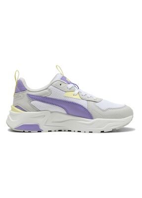 Puma Trinity Lite Jr Sneakers, White/Lavender Alert/Glacial Gray